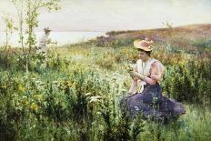 A Reverie by the River-Alfred Augustus Glendening II-Mounted Giclee Print