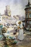 The Flower Market-Alfred Augustus Glendening II-Giclee Print