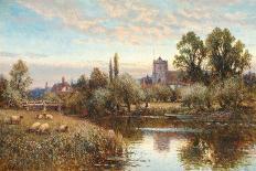 Henley on Thames, 1904 (Oil on Canvas)-Alfred Augustus Glendening-Giclee Print