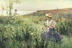Picking Posies by the River-Alfred Augustus Glendenning-Giclee Print