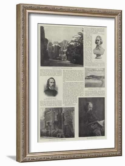 Alfred, Baron Tennyson, Poet Laureate-George Frederick Watts-Framed Giclee Print