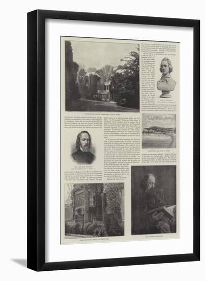 Alfred, Baron Tennyson, Poet Laureate-George Frederick Watts-Framed Giclee Print
