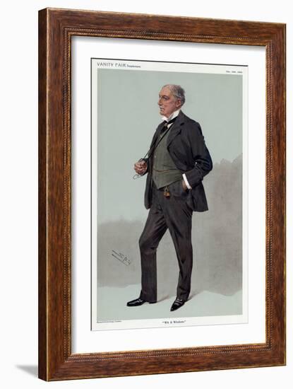 Alfred C Plowden-Leslie Ward-Framed Art Print