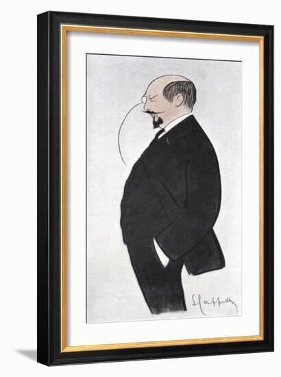 Alfred Capus - profile-Leonetto Cappiello-Framed Giclee Print