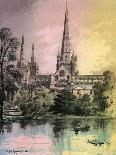 Lichfield Cathedral, Staffordshire, C1870-Alfred Concanen-Giclee Print
