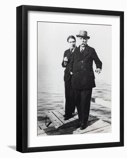 Alfred Cortot (1877-1962) and Gabriel Faure (1845-1924), Early 20th Century (B/W Photo)-French Photographer-Framed Giclee Print