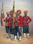 Soldiers of the 45th Rattray's Sikhs 'The Drums' Jat Sikhs, Illustration for 'Armies of India' by…-Alfred Crowdy Lovett-Framed Giclee Print
