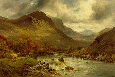 A View of Loch Lomond near Inversnaid, Scotland-Alfred Fontville de Breanski-Framed Premier Image Canvas