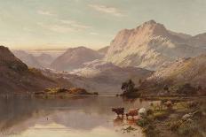 A View of Loch Lomond near Inversnaid, Scotland-Alfred Fontville de Breanski-Giclee Print