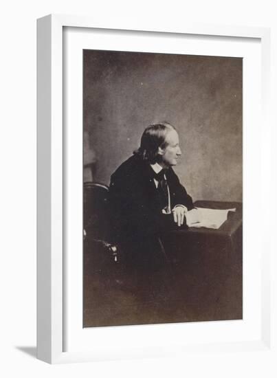 Alfred de Vigny, Académie française en 1845-Gustave Le Gray-Framed Giclee Print