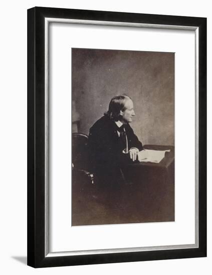 Alfred de Vigny, Académie française en 1845-Gustave Le Gray-Framed Giclee Print