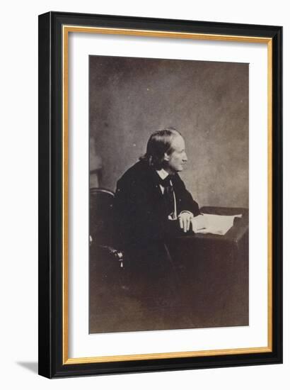 Alfred de Vigny, Académie française en 1845-Gustave Le Gray-Framed Giclee Print