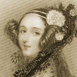 The 'Pas De Quatre': Carlotta Grisi (1819-99) Marie Taglioni (1804-84) Lucile Grahn (1819-1907)…-Alfred-edward Chalon-Framed Giclee Print