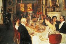 Dinner at Haddo House-Alfred Edward Emslie-Giclee Print