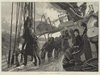 Hoisting Sail in the Atlantic-Alfred Edward Emslie-Giclee Print