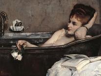 The Bath, also Said the Woman in the Bath or Shower-Alfred Emile Léopold Stevens-Framed Giclee Print