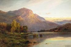 The Tay at Sunset, Dunkeld-Alfred de Breanski-Giclee Print