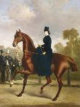 Afternoon Ride in Hyde Park, London-Alfred Frank De Prades-Framed Giclee Print