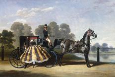 Afternoon Ride in Hyde Park, London-Alfred Frank De Prades-Giclee Print
