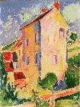 Small House (Oil on Panel)-Alfred Henry Maurer-Framed Giclee Print