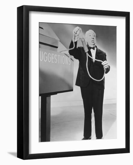 Alfred Hitchcock, Alfred Hitchcock Presents, 1955-null-Framed Photographic Print