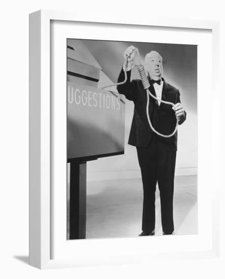 Alfred Hitchcock, Alfred Hitchcock Presents, 1955-null-Framed Photographic Print