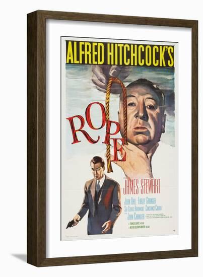 Alfred Hitchcock's Rope, 1948, "Rope" Directed by Alfred Hitchcock-null-Framed Giclee Print