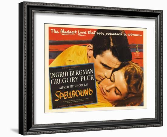 Alfred Hitchcock's Spellbound, 1945, "Spellbound" Directed by Alfred Hitchcock-null-Framed Giclee Print