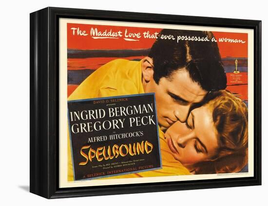 Alfred Hitchcock's Spellbound, 1945, "Spellbound" Directed by Alfred Hitchcock-null-Framed Premier Image Canvas