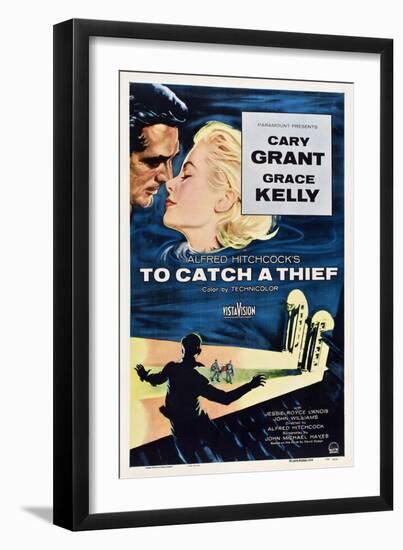 Alfred Hitchcock's To Catch a Thief, 1955, "To Catch a Thief" Directed by Alfred Hitchcock-null-Framed Premium Giclee Print