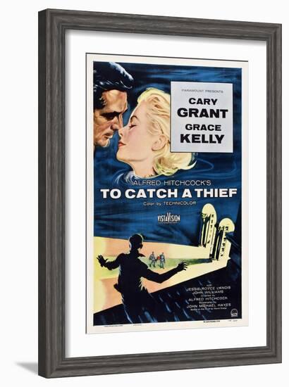 Alfred Hitchcock's To Catch a Thief, 1955, "To Catch a Thief" Directed by Alfred Hitchcock-null-Framed Giclee Print
