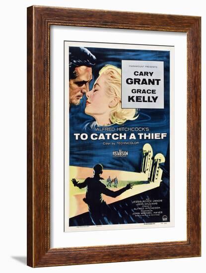 Alfred Hitchcock's To Catch a Thief, 1955, "To Catch a Thief" Directed by Alfred Hitchcock-null-Framed Giclee Print