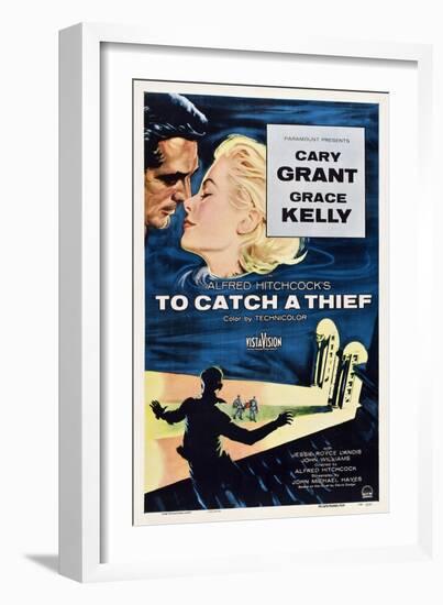 Alfred Hitchcock's To Catch a Thief, 1955, "To Catch a Thief" Directed by Alfred Hitchcock--Framed Giclee Print