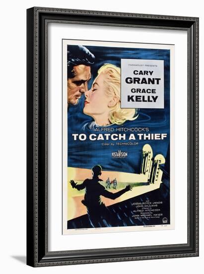 Alfred Hitchcock's To Catch a Thief, 1955, "To Catch a Thief" Directed by Alfred Hitchcock-null-Framed Giclee Print