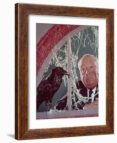 Alfred Hitchcock, The Birds, 1963-null-Framed Photographic Print