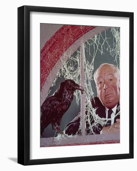 Alfred Hitchcock, The Birds, 1963-null-Framed Photographic Print