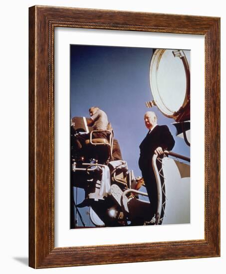 Alfred Hitchcock, Torn Curtain, 1966-null-Framed Photographic Print