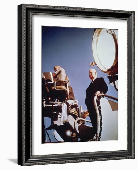 Alfred Hitchcock, Torn Curtain, 1966-null-Framed Photographic Print