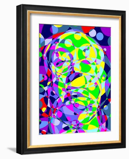 Alfred Hitchcock-Cristian Mielu-Framed Art Print