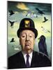 Alfred Hitchcock-Leah Saulnier-Mounted Giclee Print