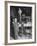 Alfred HitchcockOn Film Set During Shooting of "Lifeboat"-null-Framed Premium Photographic Print