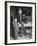 Alfred HitchcockOn Film Set During Shooting of "Lifeboat"-null-Framed Premium Photographic Print