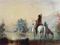Miller: Shoshone Woman-Alfred Jacob Miller-Framed Giclee Print