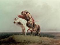 Crow Indian on the Lookout-Alfred Jacob Miller-Giclee Print