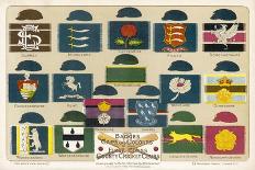 Badges Caps and Colours of English County Cricket Clubs-Alfred Lambert-Mounted Photographic Print