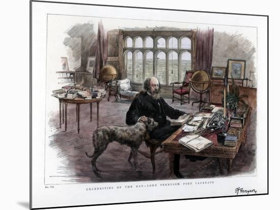 Alfred Lord Tennyson (1809-189), Poet Laureate, 1884-Roberts-Mounted Giclee Print