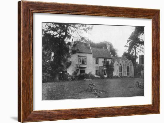 Alfred Lord Tennyson's Birthplace, Somersby, Lincolnshire, 1924-1926-Valentine & Sons-Framed Giclee Print