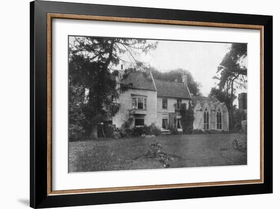 Alfred Lord Tennyson's Birthplace, Somersby, Lincolnshire, 1924-1926-Valentine & Sons-Framed Giclee Print