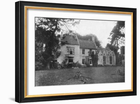 Alfred Lord Tennyson's Birthplace, Somersby, Lincolnshire, 1924-1926-Valentine & Sons-Framed Giclee Print