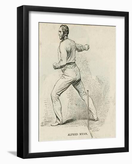 Alfred Mynn, Cricketer-null-Framed Art Print
